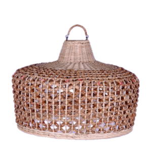 Water hyacinth Kendi Belly handwoven lampshade 50 x 35 cm