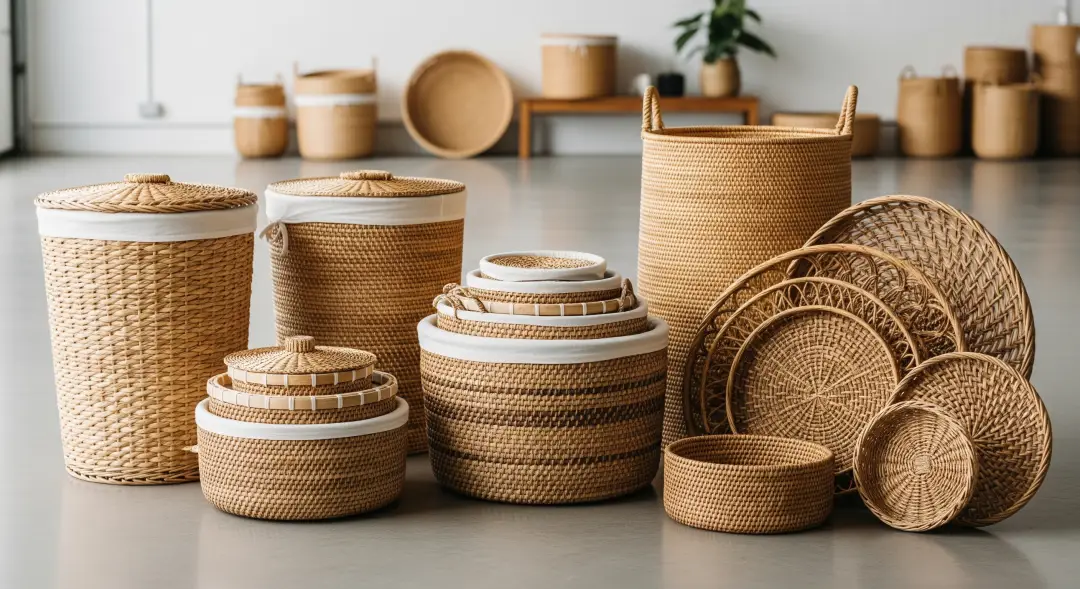 rattan basket manufacturer indonesia